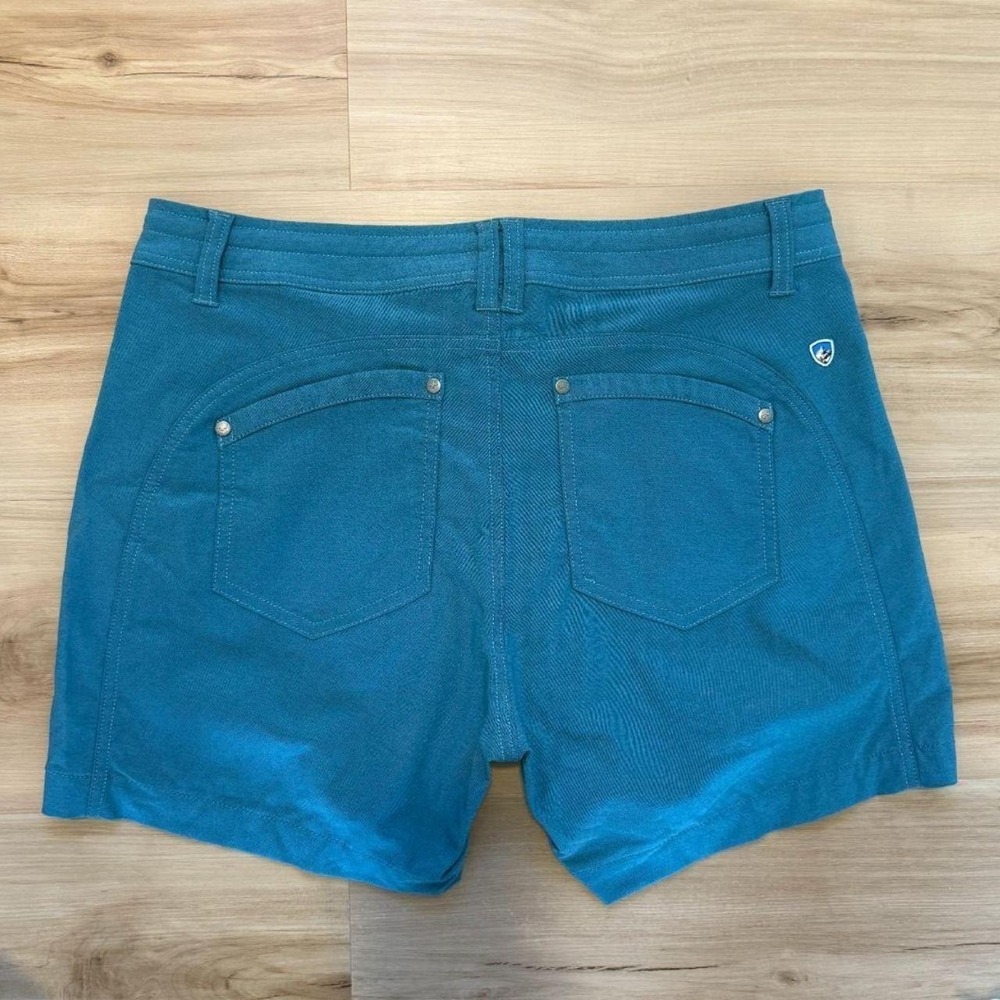 KÜHL turquoise hiking shorts gorpcore outdoor utility travel -size 8